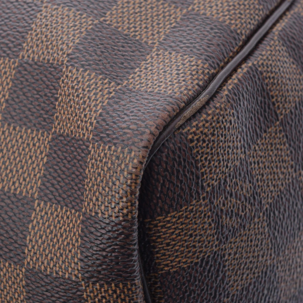 LOUIS VUITTON Damier Keepall Brown Canvas Boston Bag - Picture 7 of 9
